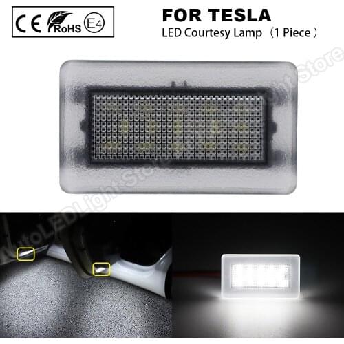 For Tesla Model 3 Model S Model X LED Car LED Light Car Interior Courtesy Light Luggage compartment truck Lamp door welcome Lamp