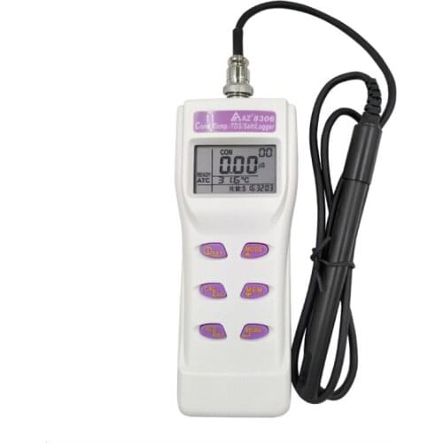 Pocket Size Handheld ATC Digital Conductivity/Temp/ TDS/ Salinity Meter Water Quality Tester Detector for Drinking Pool