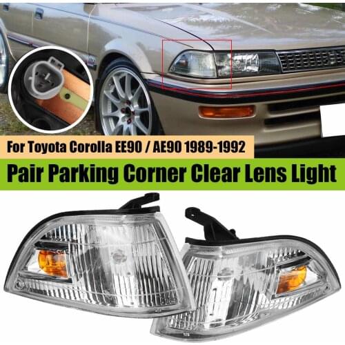 2Pcs Car Turn Signal Lamp Corner Light Lamps For Toyota Corolla EE90 AE90 1989 1990 1991 1992 Turn Signal Lights Car Accessories