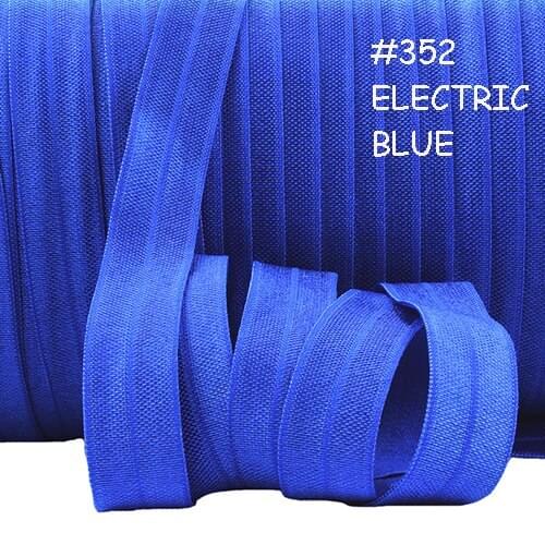 Flora Ribbons solid color fold over elastic ribbon roll for underwear, 50 yards/color/roll