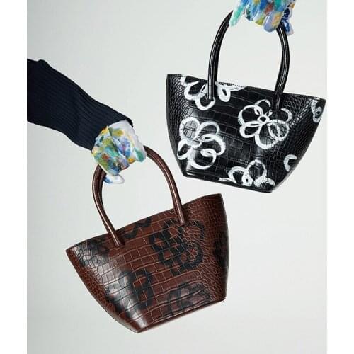 Fashion Crocodile Pattern Handbag Womens bag Luxury Serpentine Shoulder Bag woman Large Capacity tote bags for women handbag