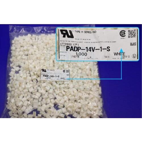 PADP-14V-1-S CONN PAD HOUSING 14 POS 2MM JST Connectors terminals housings 100% new and Original parts