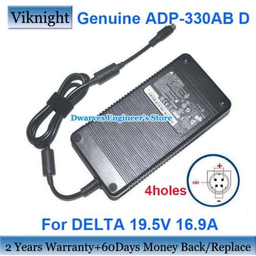 Genuine 19.5V 16.9A 330W DELTA AC Adapter For MSI GT80 GT80S GT73VR GT62VR SERIES GAMING Laptop Adapter Clevo P775DM3 A17-330P2A
