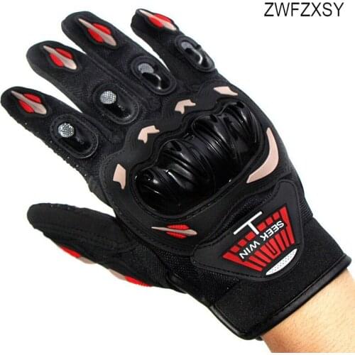 Motorcycle gloves unisex full finger gloves fashion outdoor racing sports gloves racing equipment