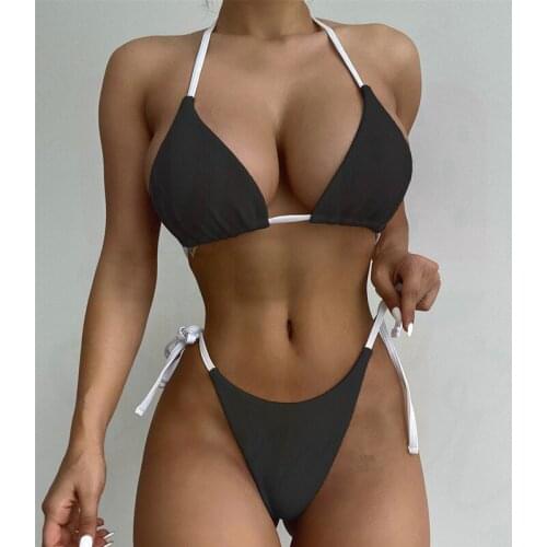 Sexy bikini micro swimwear women 2021 swimsuit bathing suit biquini brasileiro swimming suit for women maillot de bain femme