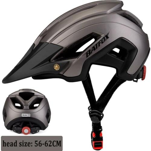 BATFOX Bicycle Helmet women men Adult helmet fox mtb Intergrally-molded Mountain bike helmet cycling 2021 MTB casco ciclismo