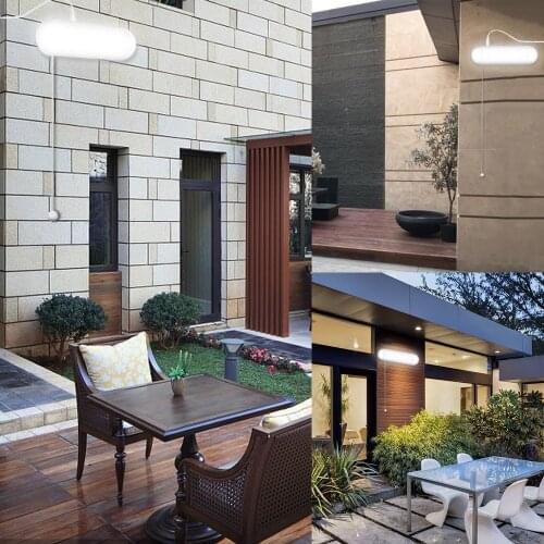 Solar Powered Shed Lamp Wall Lamp With Cable Outdoor Camping Lamp