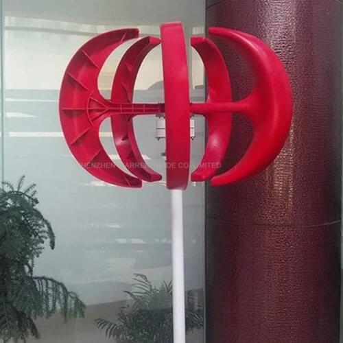 300W 12V Small Beautiful Home Wind Turbine NE-300S,AC 3-Phase Permanent Magnet Generator Fiber Glass Blades CE RoHS ISO9001