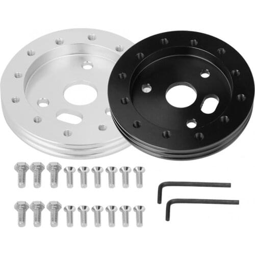 High Quality High Quality Universal Steering Wheel to Grant 3 Hole 0.5in Hub Spacer Pad for 6 Hole Adapter Car Accessories