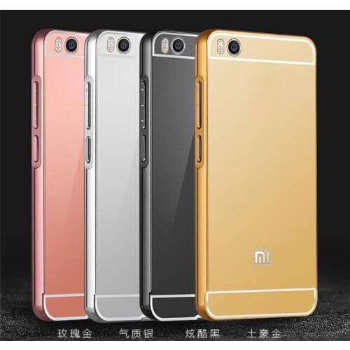 Screen Protector+New Arrived 360 Protective Shell PC Plaste Back Cover+Metal Frame Bumper For Xiaomi Mi5s Mi 5S Plus 5.7" Free