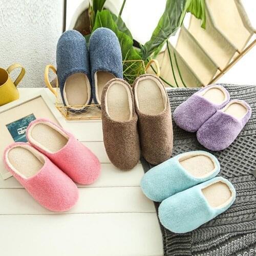 Large Size Winter Indoor Slipper Women Shoes Slip-on Anti-skid Flower Indoor Slipper For Women Casual Shoes Snow Slipper 2021