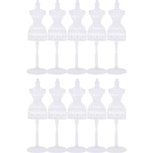 10x 1/6 BJD Mini Moveable Stand Support Rack with Base for Blythe Accessory