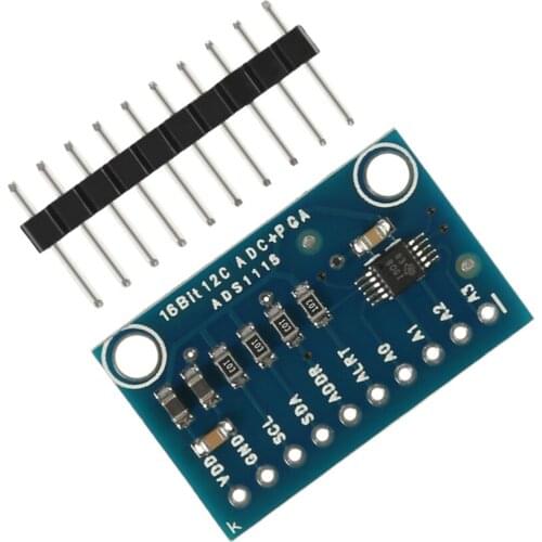 16 Bit I2C ADS1115 Module ADC 4 channel with Pro Gain Amplifier RPi