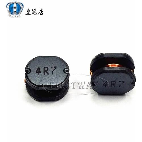 50pcs/SMD power inductors CD73 CD75 4.7UH word:4R7 I-shaped CD73=7.8*7*3.5MM/CD75=7.8*7*5MM