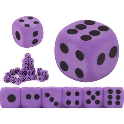 6pcs Specialty Giant EVA Foam Dice Kid Educational Toys Children Party Game Dice U2JB
