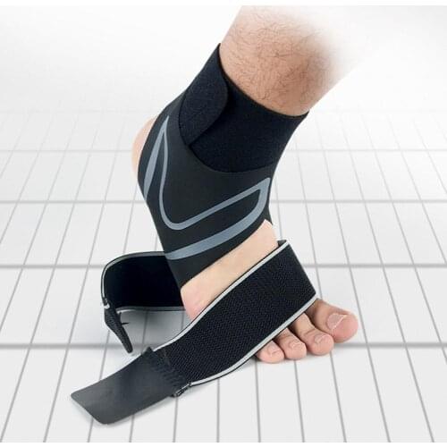 1Pc Joylife Breathable Elastic Ankle Foot Brace Support Compression Wrap Sleeve Bandage Guard Protector Relief Pain Foot Outdoor