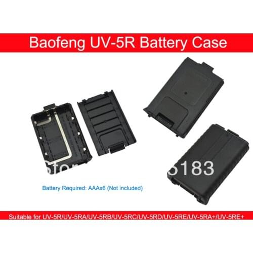 6 x AAA Battery Case for Baofeng UV-5R,UV-5RA+,,UV-5RD,UV-5RE+,TYT TH-F8 Portable Two-way radio