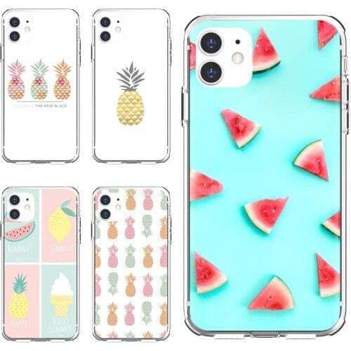 For Xiaomi mi Redmi Note 3 4 4X 5 6 7 8 8t 9 9s 9t 10 pro lite Cute-Lovely-Pineapple-Fruit Cell Phone Case