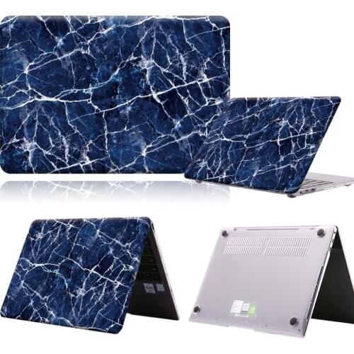 White Vein In Blue Marble Laptop Case For MateBook 13/13 AMD Ryzen/14/D14/D15/X 2020/X Pro/Pro 16.1/Honor MagicBook 14/15