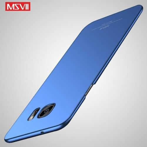 Msvii Cover For Samsung Galaxy S7 S6 Edge Case Cover Silm Coque For Galaxy S7 S6 Case PC Cover For Samsung S 6 7 Edge Cases