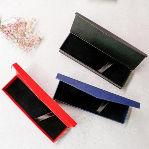 Red Blue Black Office Pen Display Packaging Boxes blank Gift Jewelry Packaging Box pen packing box paper case wholesale SN82