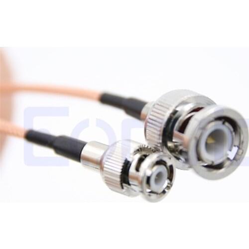 Eonvic BNC to Mini BNC Male Straight RF Pigtail RG316 Cable 15cm