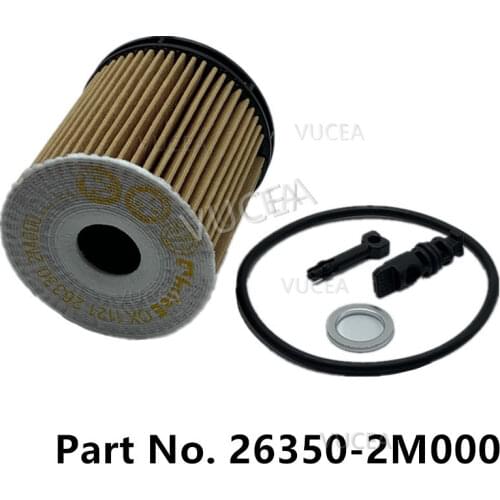 FILTER ASSY-ENGINE OIL For Hyundai Avante Elantra Venue Sonata k3 k5 optima 2019 - 2021 OEM 263502M000 26350 2M000 26350-2M000