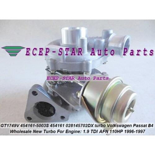 GT1749V 454161-0003 454161-0001 454161 028145702D Turbo Turbocharger For Volkswagen VW Passat B4 1.9 TDI AFN 1.9L 1996-97 110KW