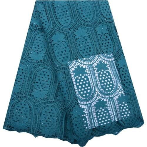 Kalume Green African Water Soluble Cord Lace Fabric Hollow Out Nigerian Guipure Cord Lace Fabric Pineapple Style For Dress F1783
