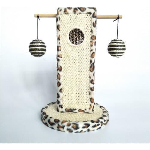 Sisal Cat Scratcher Cat Scratching Post Claw Sharpener Wearable Won't Fall Cat Cat Climbing Shelf Cat Funny Supplies Toys