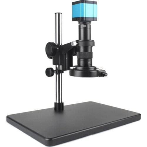 Full HD Microscope Set HD HDMI USB Industrial Electronics digital Microscope Camera 300X C mount lens for mobile phone repair