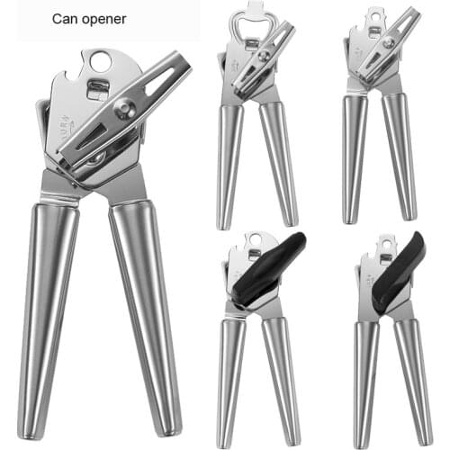 Stainless Steel Cans Opener High Quality Professional Ergonomic Manual Can Opener Side Cut Manual Can Opener