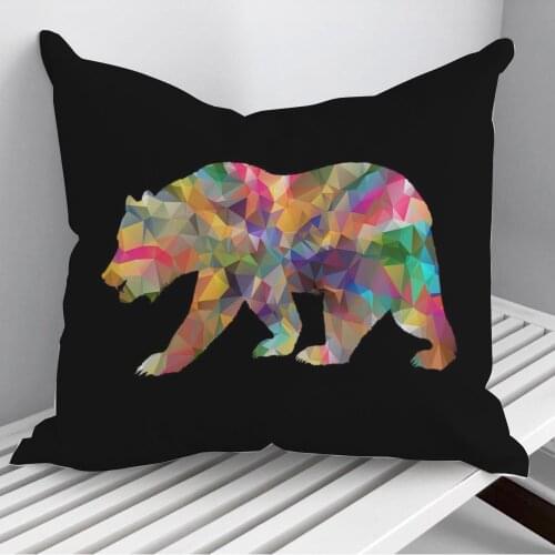 Bear Throw Pillows Cushion Cover On Sofa Home Decor 45*45cm 40*40cm Gift Pillowcase Cojines Dropshipping