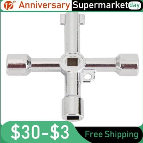 Multi-function Triangle Square Key Wrench Plumber Keys for Gas Electric Meter Classic Colors and Simple Durable Design