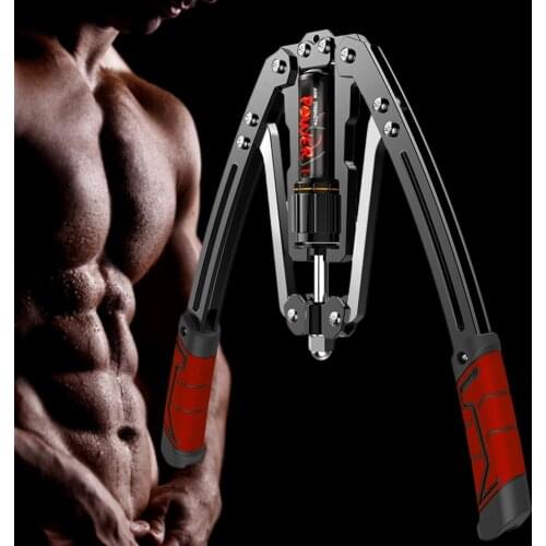 Power Twister Arm Exerciser Adjustable Hydraulic Pressure 22-440lbs Arm Muscle Trainer for Men Women Home Fitness Equipment