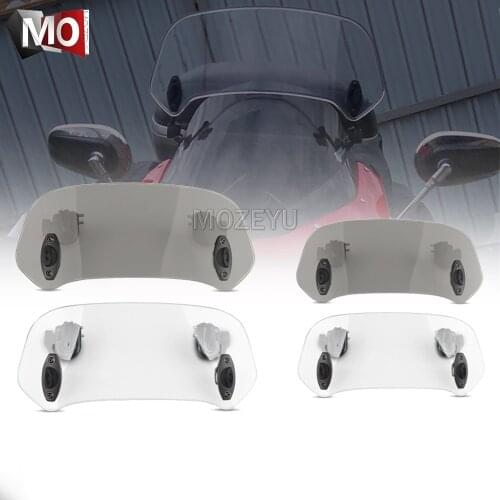 Motorcycle Windshield Extension Spoiler Windscreen Air Deflector For Kawasaki ER6F ER6N Eliminator 600 EN500 ER-5 ER650 EX250R