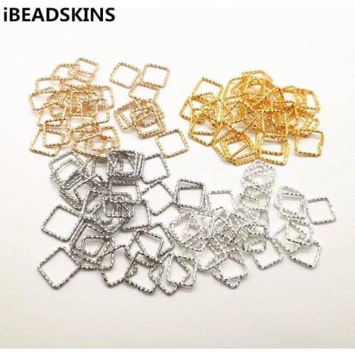 New arrival! 13/15mm 500pcs Zinc Alloy Square connectors for Earrings Stud,earrings accessories, parts,jewelry findings