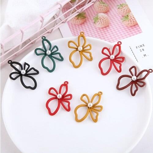 New style 30pcs/lot beads core color Rubber paint cartoon flowers shape alloy floating locket charms diy jewelry accessory