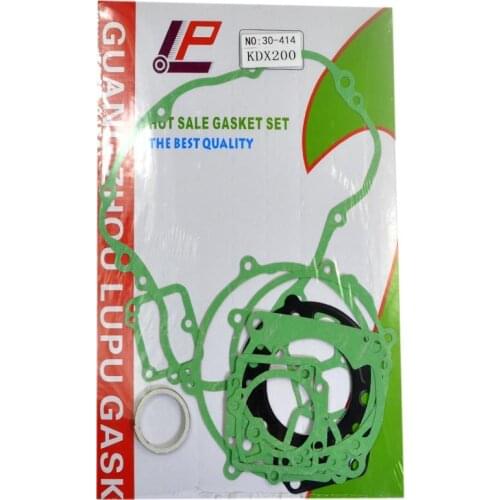 For Kawasaki KDX200 Motorcycle Full Gasket Set Engine Rebuilding Kits Motor Bike Complete Cylinder Crankcase Cover Top End
