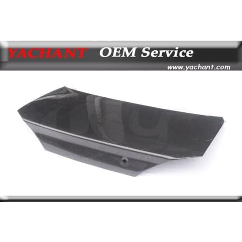 Car-Styling Carbon Fiber Boot Lid Tailgate Fit For 1999-2002 S15 Silvia OEM Style Rear Trunk BootLid with Key Hole