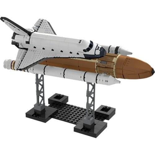 Blocos 16014 espao Shuttle Expedition Shuttle kits de construo conjunto tijolos compatvel tcnica crianas brinquedos MOC-10231