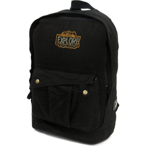 Old Cotton Cargo 7151 Arlen Casual Bookbag 14 ''Laptop Tablet Bag Canvas Vintage Backpack Student Rucksack Daypack to Textbook