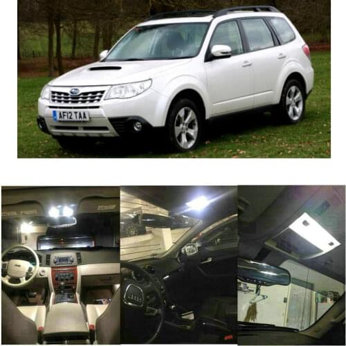 Led interior lights For Subaru Forester SH SJ Impreza IV Legacy 4 BL BP BM BR Levorg Outback BR BS WRX STi 2014