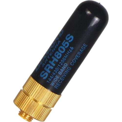 Yaesu Diamond SRH805S SMA-F Female Antenna 5cm Dual Band VHF/UHF 144/430MHz for Baofeng UV-5R BF-888S etc. Portable Radio