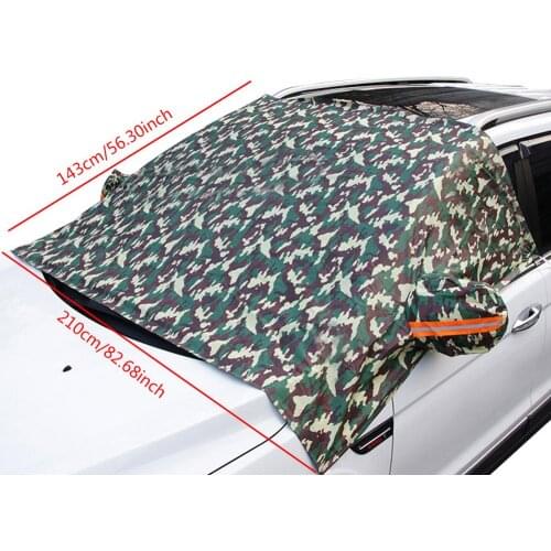143x210cm Car Front Windshield Cover Sun Shade Protector Car Clothing Windscreen Winter Snow Ice Rain Dust Frost Cover