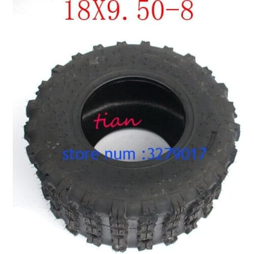 2PCS 18X9.50-8(220/55-8) Kart Auto Parts 7 inch ATV Tires 18X9.50-8 18*9.50-8 Highway Tire Wear-resistant Wheel Tires