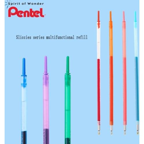 3pcs Pentel XBGRN4 Color Refill | Color 0.4mm Color Neutral Refill for BGH5 Pen 15 Colors Optional Student Office Stationery