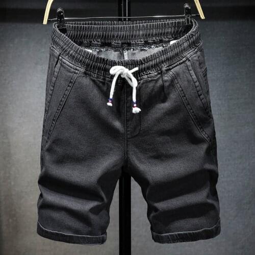 46 Plus Size 2021 High Quality Mens Baggy Denim Male Casual Straight shorts Pants Fashion Jeans male Trousers Loose Streetwear