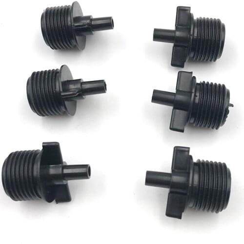 50/100Pcs 1/2' Thread Water Connectors Agricultural Irrigation Garden Lawn 1/2' Water Hose Connector Drip Irrigation System