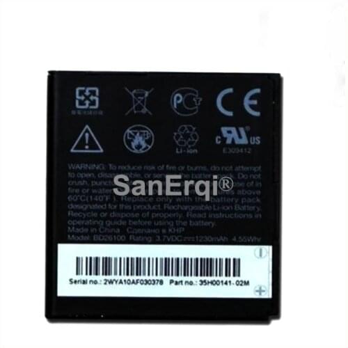 BD26100 Battery For HTC G10 Desire HD Surround T8788/T9188/T9199/A9191/Inspire 4G/A9192/Tianxi HuaShan/myTouch HD